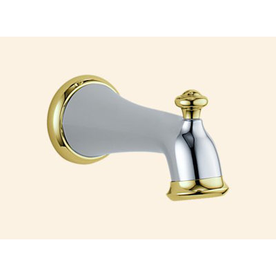Delta Botanical Wall Mount Pull Diverter 6" Tub Spout Trim