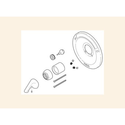 Delta Plate Escutcheon Shower Faucet