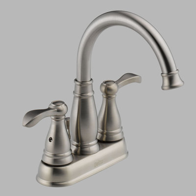 Delta Porter Centerset Bathroom Faucet with Double Lever Handles