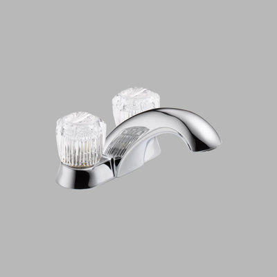 Delta Classic Centerset Bathroom Faucet with Double Knob Handles
