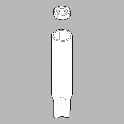 Delta Replacement Nut and Wrench