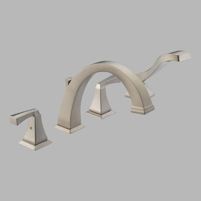 Delta Dryden Double Handle Deck Mount Roman Tub Faucet