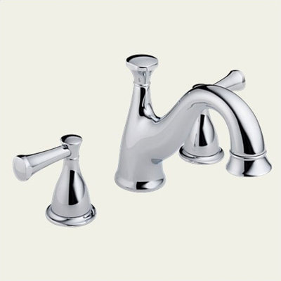 Delta Lockwood Double Handle Deck Mount Roman Tub and Whirlpool Faucet
