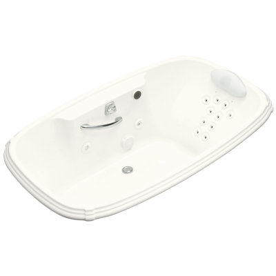 Kohler Portrait 67" x 42" Drop-in Whirlpool with Massage Experience and Left-Hand Pump