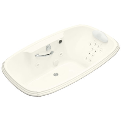 Kohler Portrait 67" x 42" Drop-in Whirlpool with Massage Experience and Left-Hand Pump