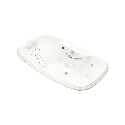 Kohler Portrait 67" x 42" Drop-in Whirlpool with Massage Experience and Left-Hand Pump