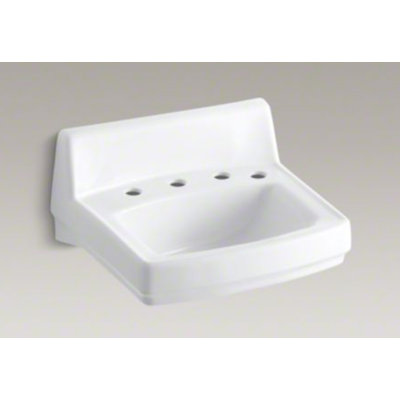 Kohler Greenwich Wall-Mounted Or Concealed Carrier Arm Mounted Commercial Bathroom Sink
