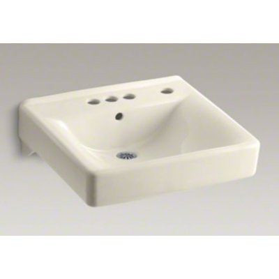 Kohler Soho Wall-Mounted Or Concealed Carrier Arm Mounted Commercial Bathroom Sink