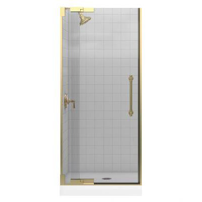 Kohler Pinstripe Frameless PIVot Shower Door with 0.38" Crystal Clear Glass, 30.25" - 32.38" x 72.25"