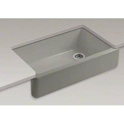 Kohler Whitehaven Self-Trimming 35.69" x 21.56" x 9.63" Under-Mount Single-Bowl Sink with Tall Apron