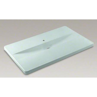 Kohler Iron/Occasions Island Integrated Top and Single-Bowl Kitchen Sink with Single Faucet Hole