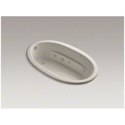Kohler Sunward 60" x 42" Drop-in Whirlpool with Custom Pump Location and Heater