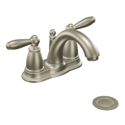 Moen Brantford Two Handle Centerset Low Arc Bathroom Faucet