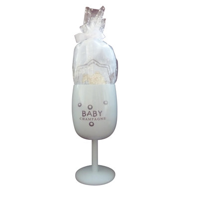 Baby Champagne Keepsake Stainless Steel Goblet and Bodysuit