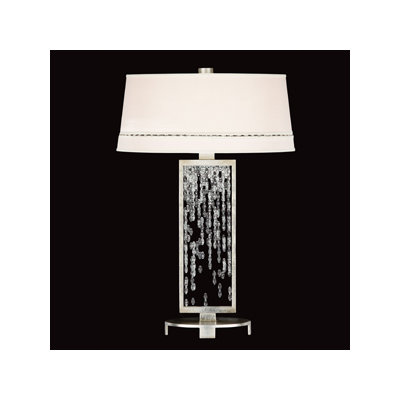 Fine Art Lamps Cascades One Light Table Lamp in Silver Leaf