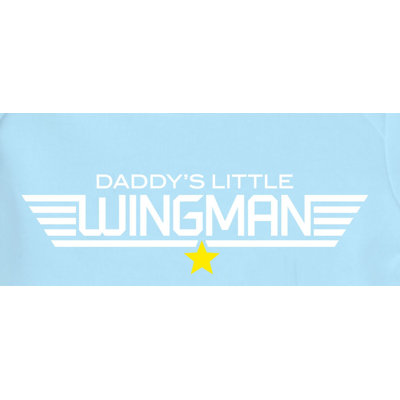 Redsnapper Daddys Little Wingman Light Blue Bodysuit