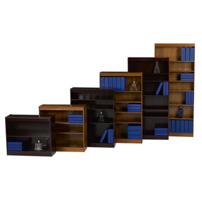 Lorell Lorell High-quality Veneer Bookcases, Mahogany