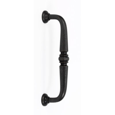 Alno Inc Charlie 4" Cabinet Pull with Brass Construction