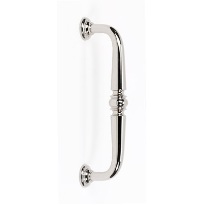 Alno Inc Charlie 4" Cabinet Pull with Brass Construction