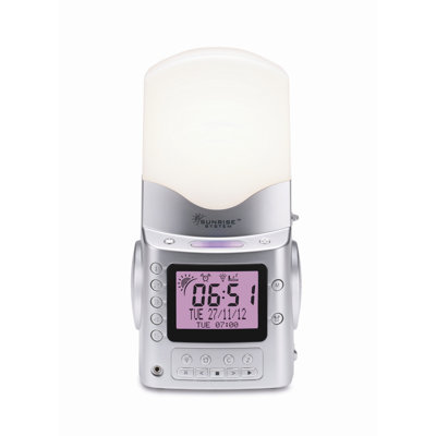 Sunrise Systems 260 Natural Alarm Clock in Silver