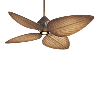Minka Aire 52" Gauguin Tropical 4 Blade Indoor / Outdoor Ceiling Fan