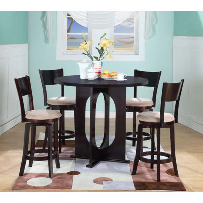 InRoom Designs Wood Pub Table Set
