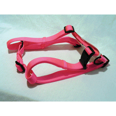 Adjustable Comfort Dog Harness in Hot Pink