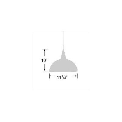 WAC Lighting Industrial 1 Light Pendant
