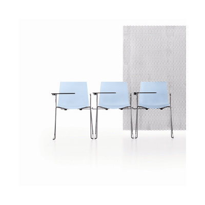 Arper Catifa 46 Side Chair with Two-Tone Seat