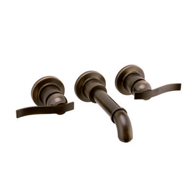 Graff Bali Wall Mounted Bathroom Sink Faucet with Double Lever Handles