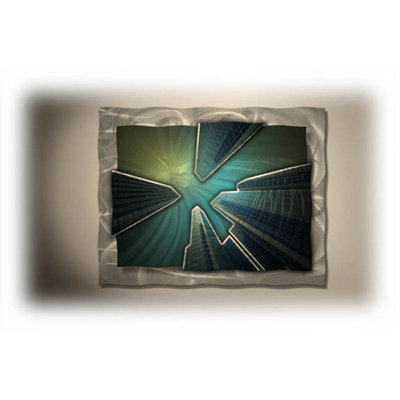 All My Walls Urban Heights Contemporary Wall Art - 37.5" x 29.5"