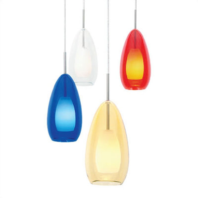 LBL Lighting Tear-SI Coax 1 Light Mini Pendant