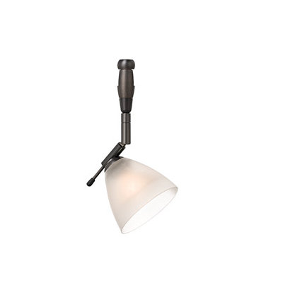 LBL Lighting Mini-Dome I 6" Swivel I Track Head in Satin Nickel