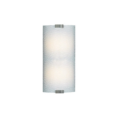 LBL Lighting Omni 277V Medium One Light Outdoor Fluorescent Wall Sconce with Bubble Glass Shade in Bronze