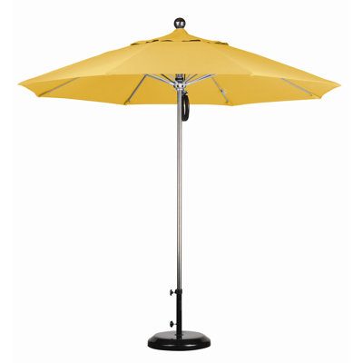 California Umbrella 9' Steel Market Umbrella