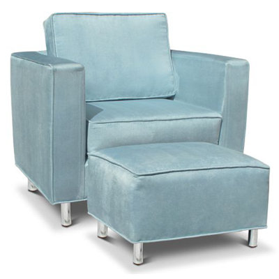Jennifer Delonge Ava Child's Club Chair and Ottoman Set