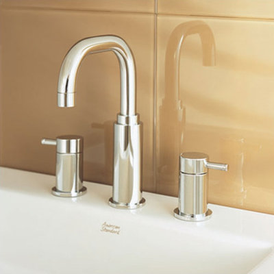 American Standard Serin Widespread Bathroom Faucet with Double Lever Handles