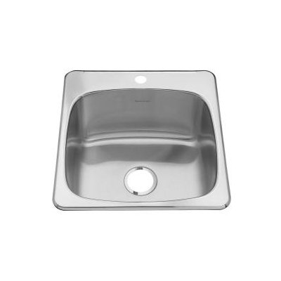 American Standard Single Hole Stainless Steel Drop-In 20.13" x 20.56" Single Bowl Utility Sink