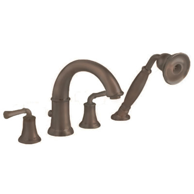 American Standard Portsmouth Tub Filler with Lever Handle and Personal Shower