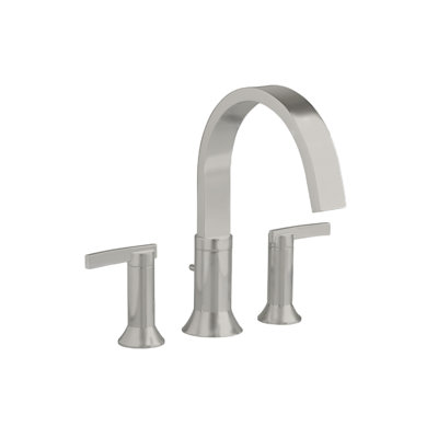 American Standard Berwick Double Handle Deck Mount Roman Tub Faucet Lever Handle