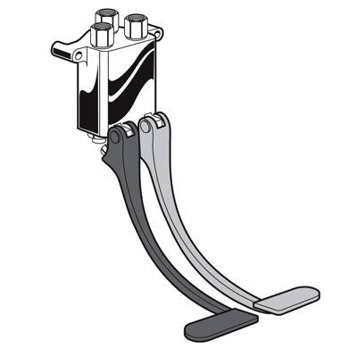 American Standard Self Closing Double Pedal Valves