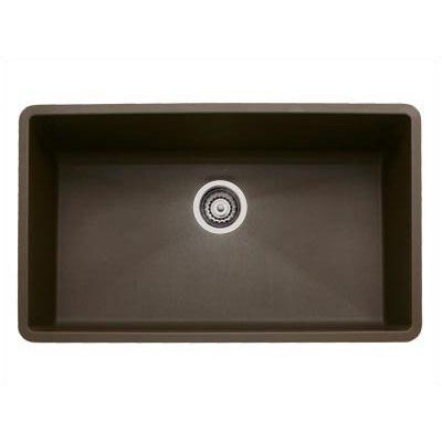 Blanco Precis Super Single Bowl Sink in Metallic Gray