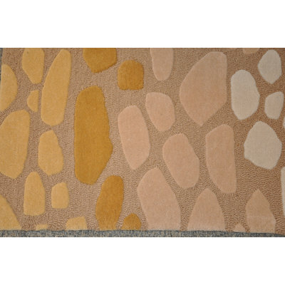 Malene b Landscapes River Rocks Cream Rug