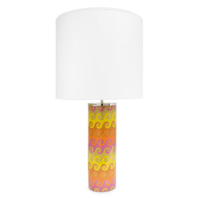 Jonathan Adler Carnaby 1 Light Waves Table Lamp
