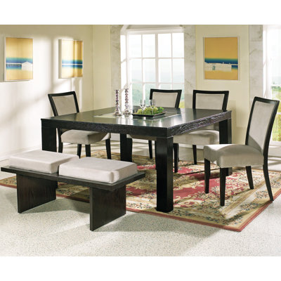 Steve Silver Furniture Movado Velvet Kitchen Bench