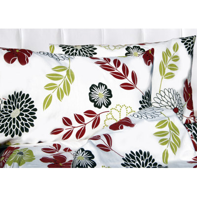 Floral Printed Extra Deep Pocket Flannel Sheet Set