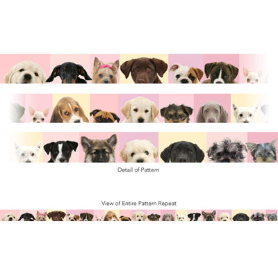 4 Walls Good Dog Mural Style Border