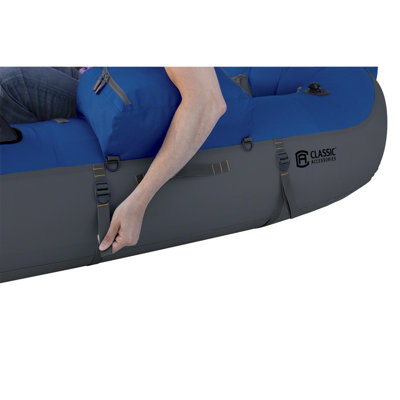 Classic Accessories Ponderay Frameless Pontoon Boat in Navy Blue