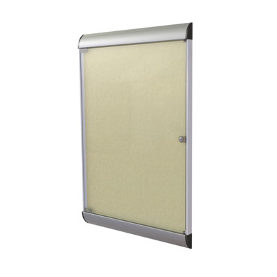 Ghent 1-Door Silhouette Enclosed Tackboard
