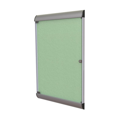 Ghent 1-Door Silhouette Enclosed Tackboard
